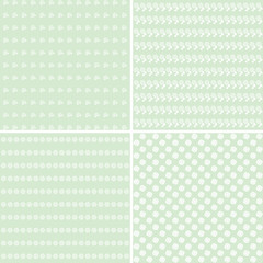 Pretty pastel vector patterns.