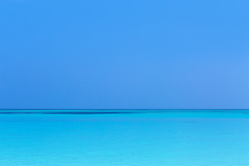 Panorama of beach and sea view