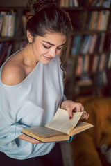 reading education study adorable woman