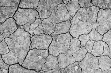 Crack ground texture.
