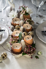 Décoration pour une Table de Pâques