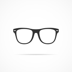 Fototapeta premium Vector image of the icon glasses.