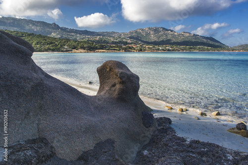 Spiaggia Grande Pevero Costa Smeralda Sardegna Italia