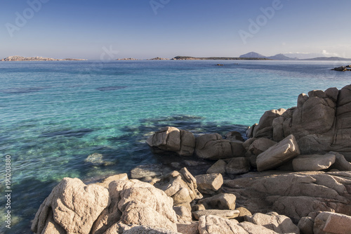 Spiaggia Di Capriccioli Costa Smeralda Sardegna Stock