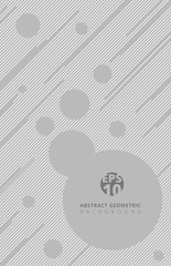 template gray color line with circle vector background for print web design brochure