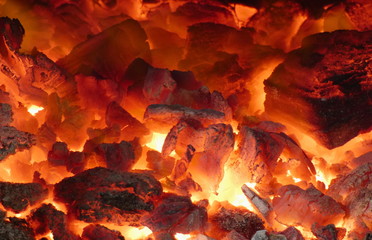 Embers in Fireplace – Heat