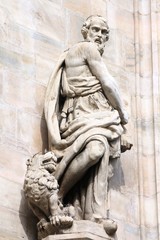 Saint Jerome statue