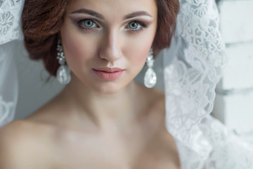 Beautiful bride woman 
