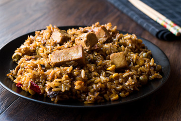 Veggie Fried Rice Rice with Tofu / Pilav or Pilaf