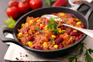 Fototapeta premium chili con carne