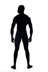 Naklejka premium full portrait of an african man