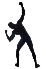 full portrait of an african man