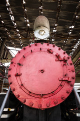 Naklejka premium old steam engine
