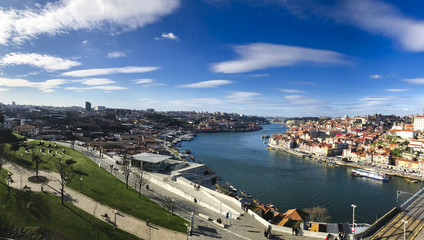 Douro river and city of Porto