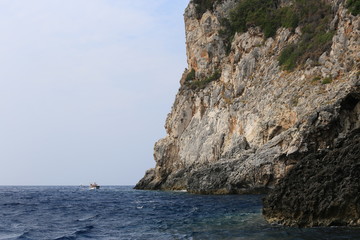 Naklejka premium Sea and Rocks