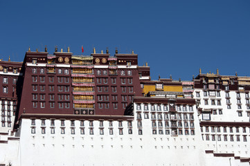Potala palace detail, Tibet