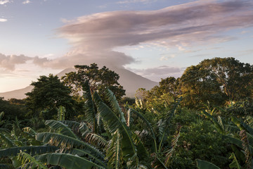 Fototapeta na wymiar Ometepe Island in Nicaragua
