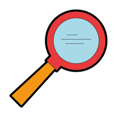search magnifying glass icon vector illustration design