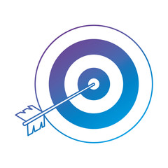 target with arrow icon vector illustration design