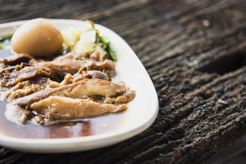 Stewed pork leg. ( Ka Moo )