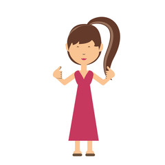 cartoon girl icon image