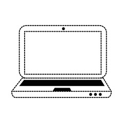 laptop computer isolated icon vector illustration design
