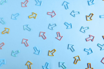 abstract web background arrow paper clip 