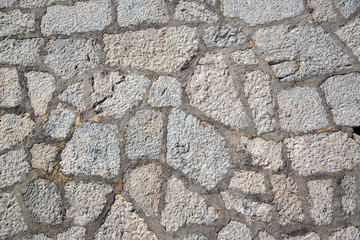 A texture of stones, also suitable as a background