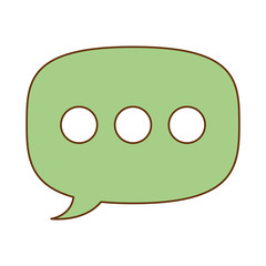 speech bubble isolated icon vector illustration design