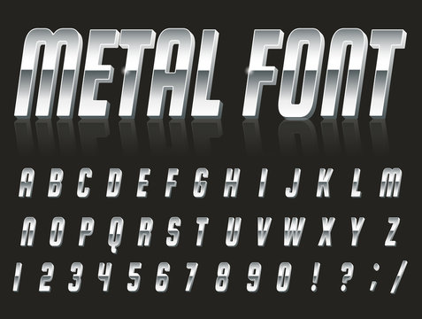 Font style 80 s.