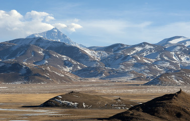 The Everest viewed from Tibet