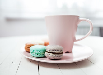 Macarons and Coffee