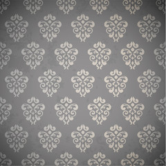 Wallpaper with vintage pattern
