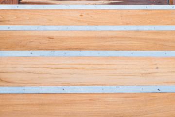 wooden stairs made from plank (top view) for background