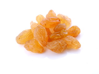 raisins on a white background