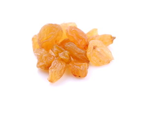raisins on a white background