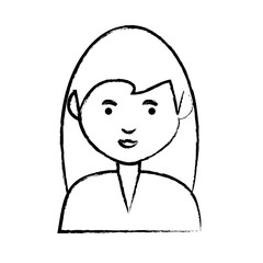 cartoon girl icon image