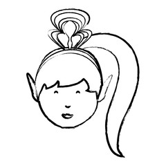 cartoon princess icon image