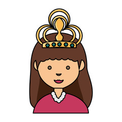 cartoon princess icon