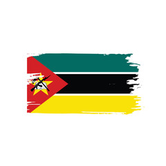 Mozambique flag, vector illustration