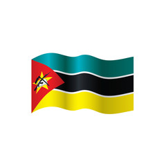 Mozambique flag, vector illustration