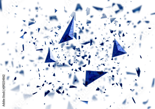 飛び散る破片 Wall Mural Wallpaper Murals Wallsheaven K Yu