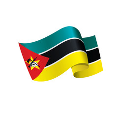 Mozambique flag, vector illustration