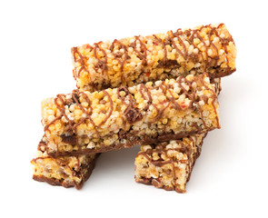 Healthy muesli cereal bars