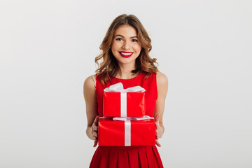 Fototapeta premium Portrait of a smiling young woman