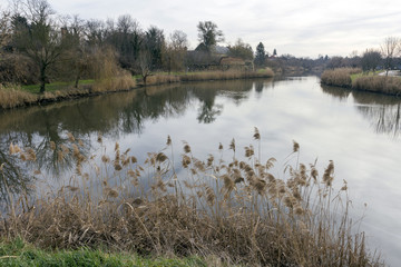 Ruined wall in Szegvar