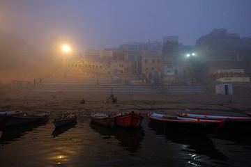 Naklejka premium ガンジス川にて