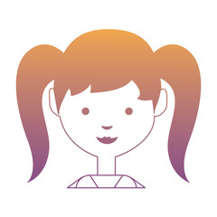 cartoon girl icon image