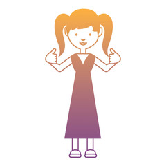 cartoon girl icon image