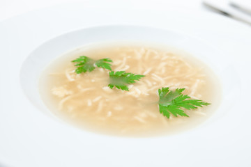 Soup with pasta